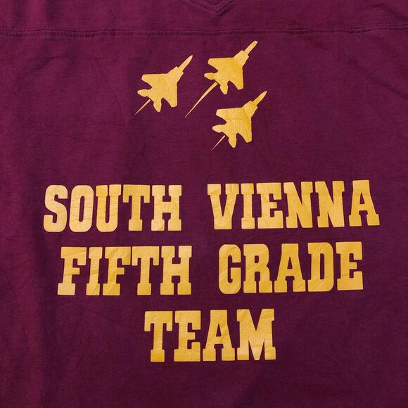 Maroon South Vienna Fifth Grade Team Graphic Number Tee - Picture 3 of 4